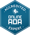 Accredited Online ADA Expert badge