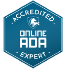 Accredited Online ADA Expert badge